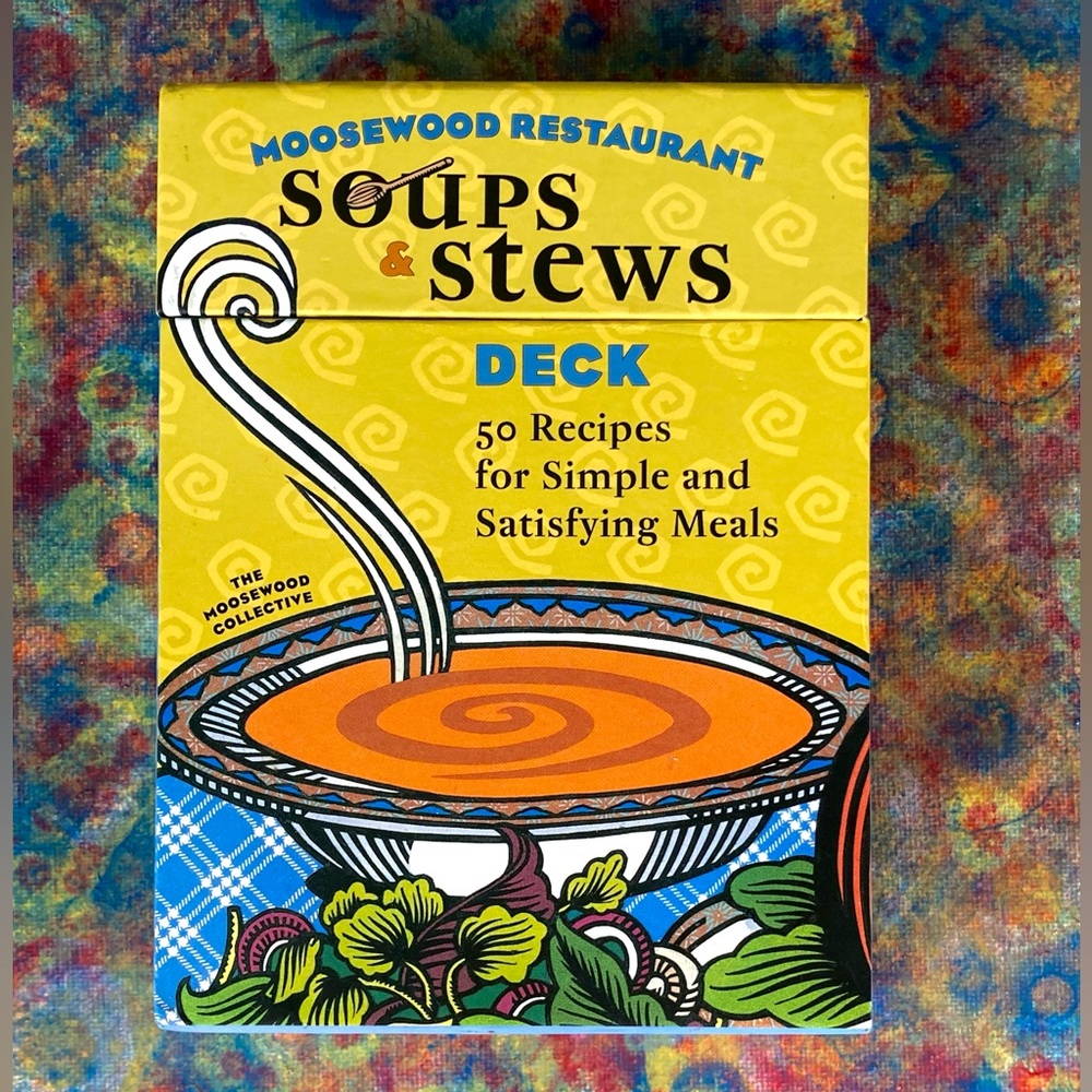 NWOT 50 Soups & Stews Recipe Card Deck Moosewood Restaurants